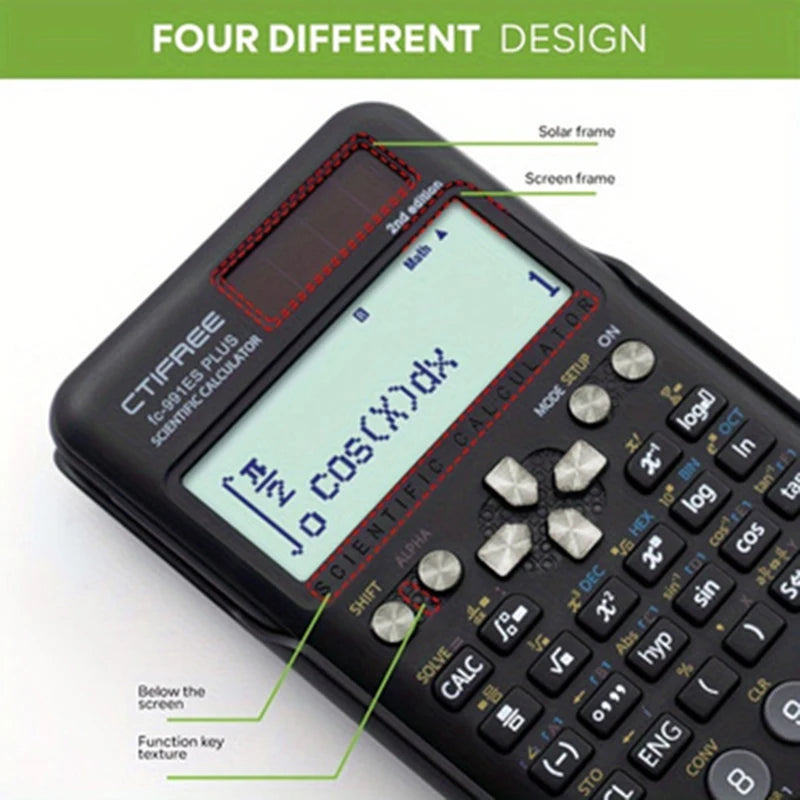 Calculadora Científica CTIFREE fc-991Es Plus - 2nd Edition