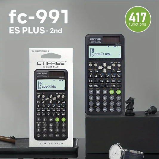 Calculadora Científica CTIFREE fc-991Es Plus - 2nd Edition