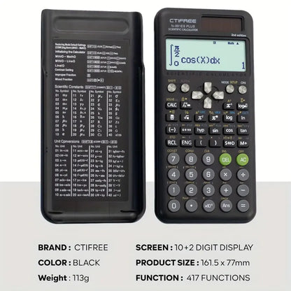Calculadora Científica CTIFREE fc-991Es Plus - 2nd Edition